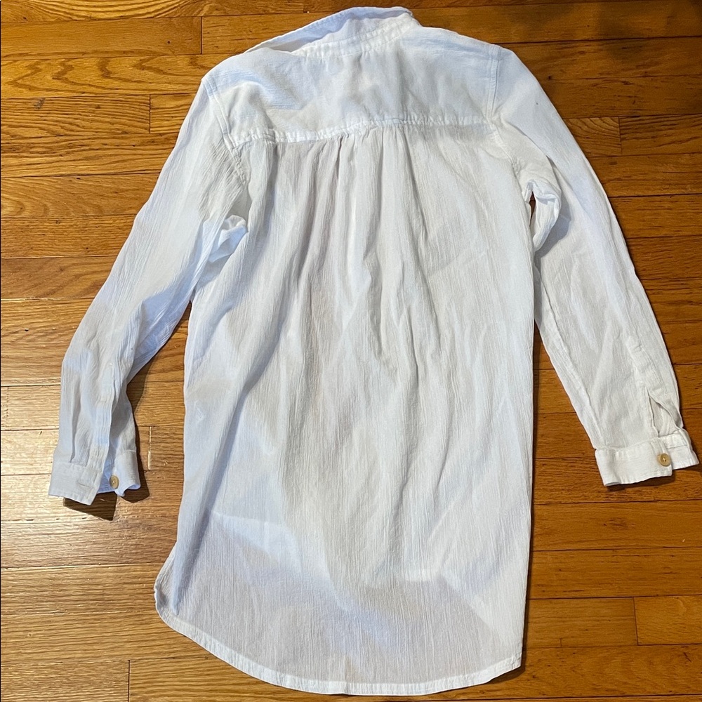 L.L. Bean White Swim Coverup - Picture 6 of 7